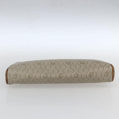 Christian Dior Vintage honeycomb clutch Canvas, Beige, Canvas, Clutch