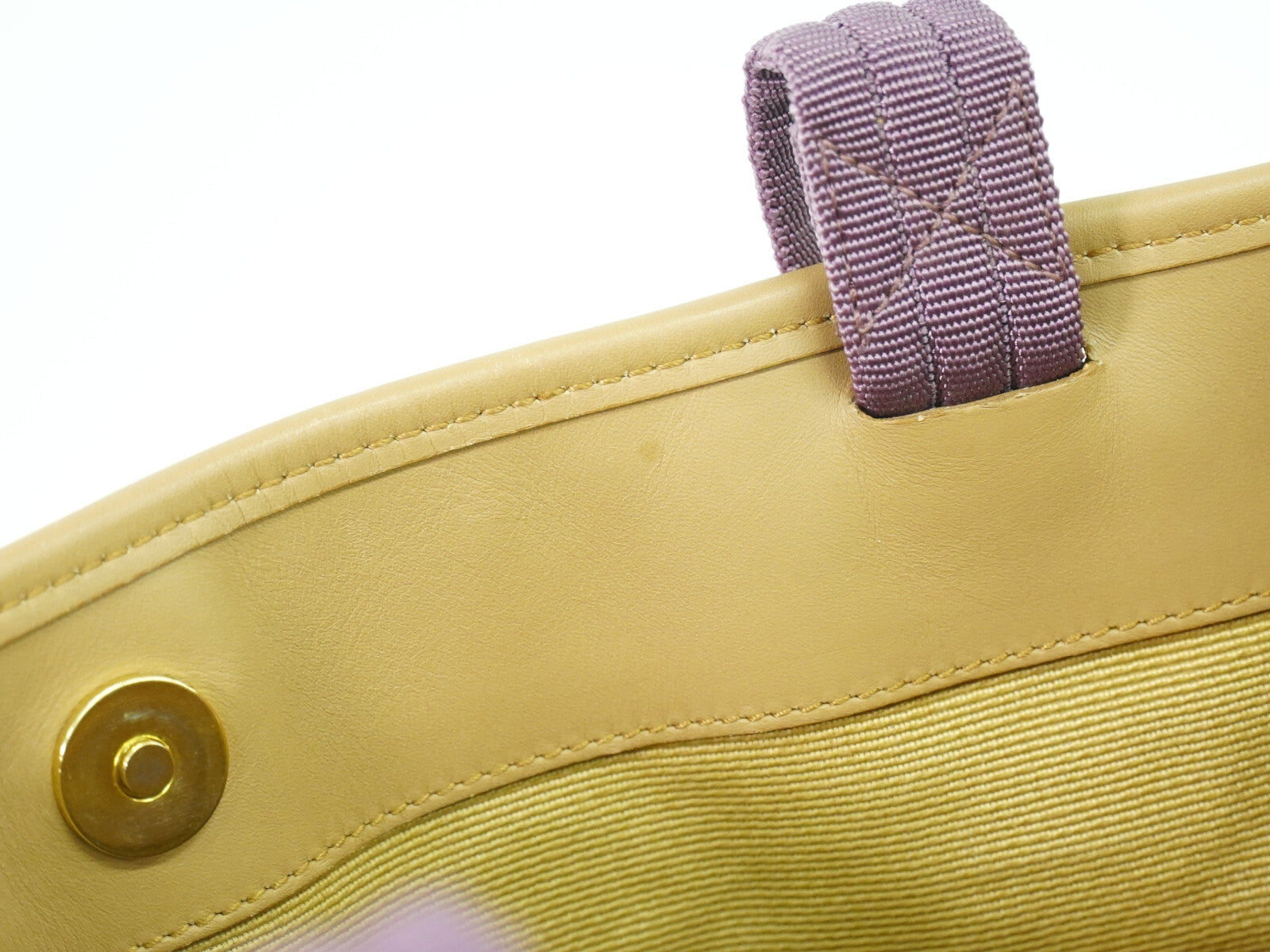 Salvatore Ferragamo Gancini Shoulder Bag Canvas, PURPLE, CANVAS, Shoulder bag