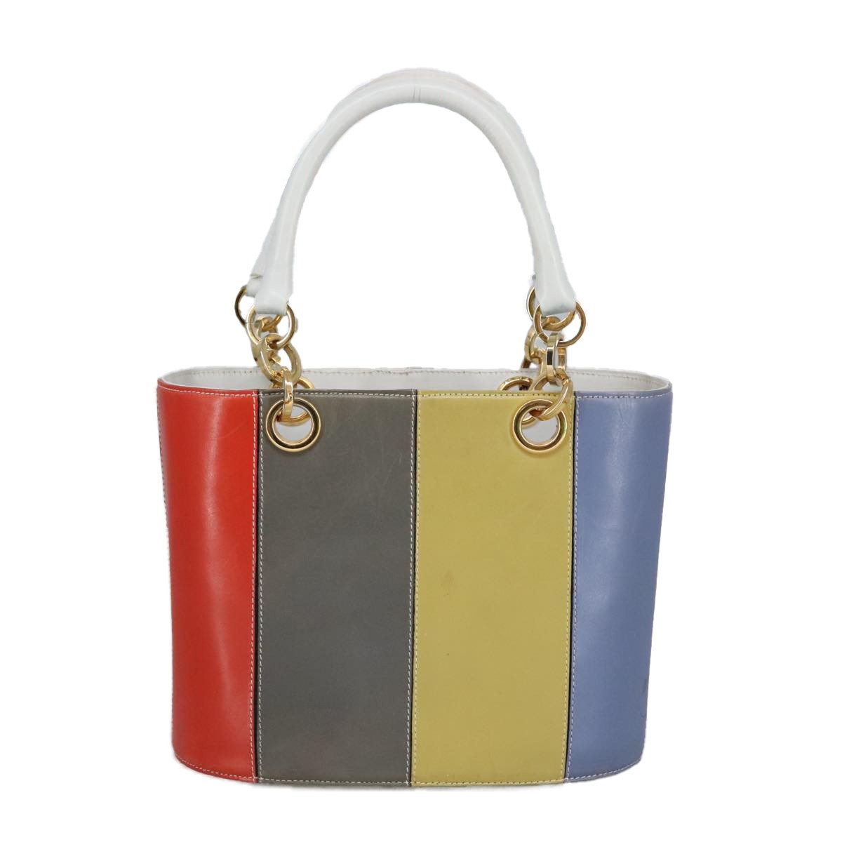 Salvatore Ferragamo Vintage Gancini Top Handle Bag Leather, MULTICOLOUR, LEATHER, Handbag