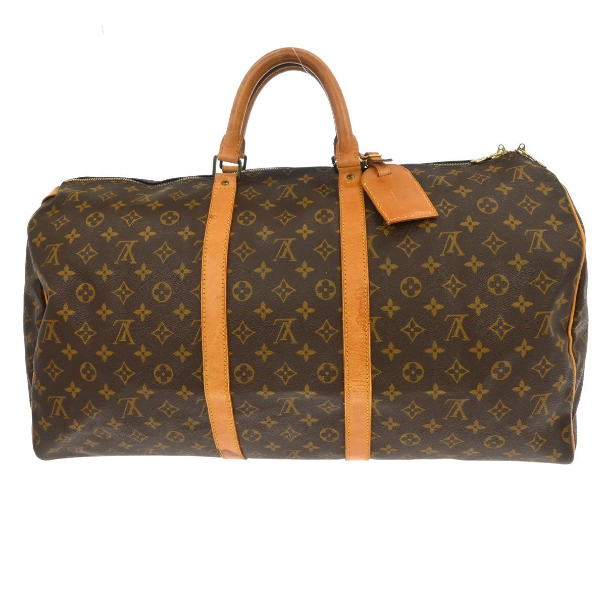 Louis Vuitton Keepall Bag Monogram Canvas, Brown, Canvas, Travel Bag