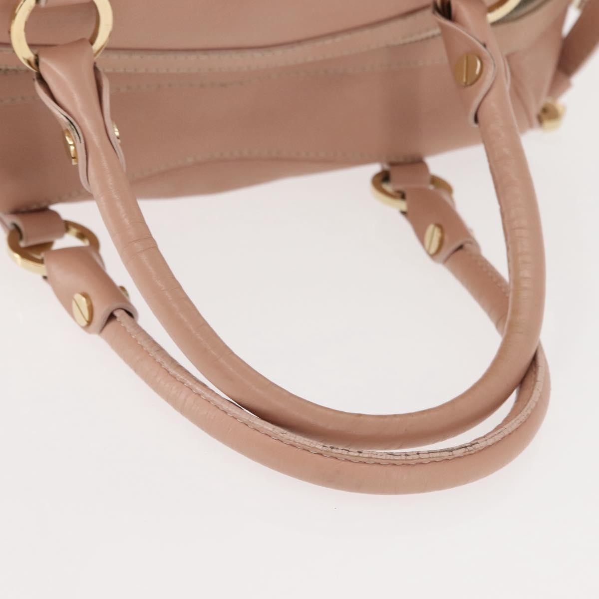 Versace Vintage Medusa Belt Bag Leather, PINK, LEATHER, Handbag