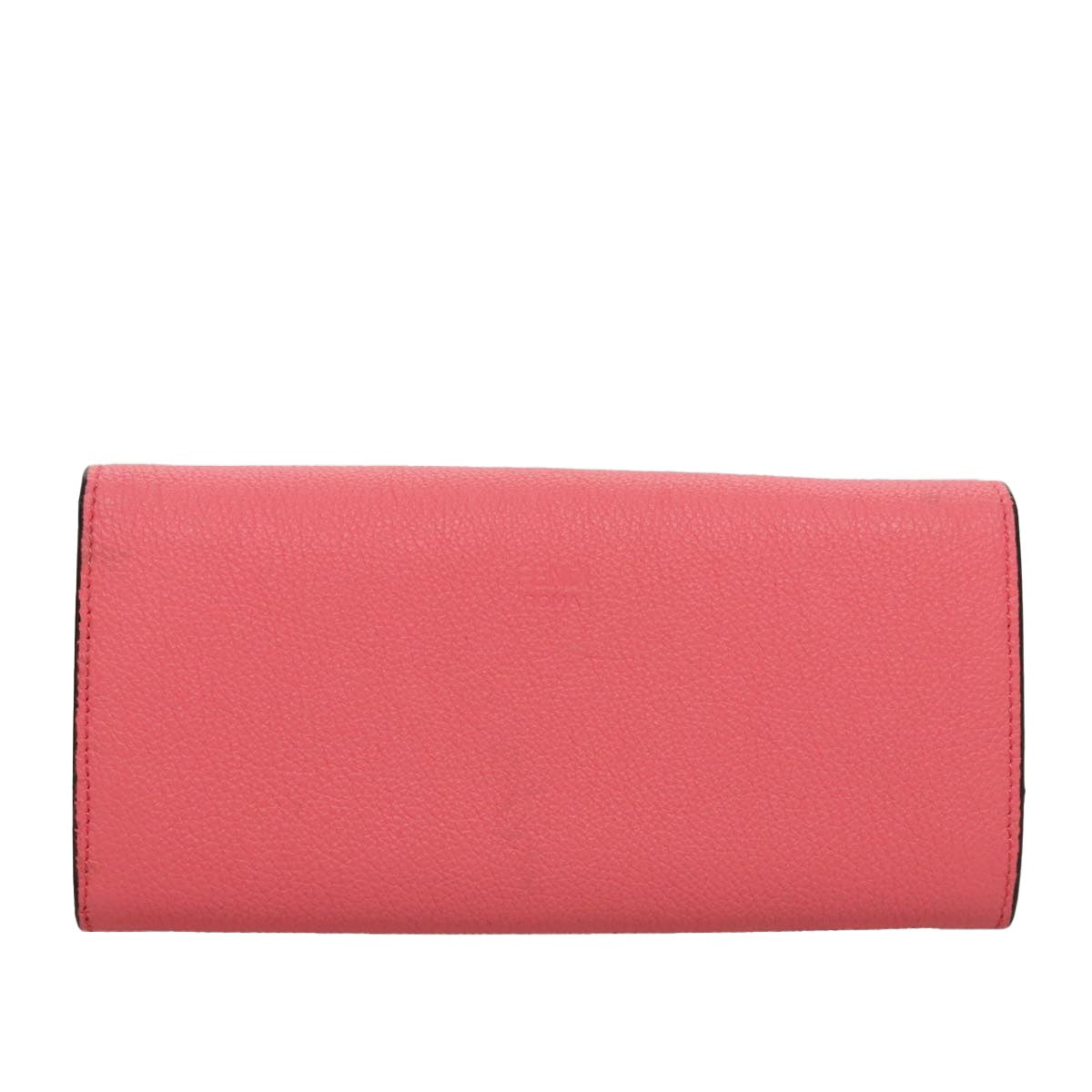 Fendi Peekaboo Wallet Leather, PINK, LEATHER, Wallets