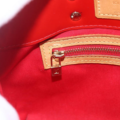Louis Vuitton Reade Handbag Monogram Vernis, Red, Patent Leather, Handbag