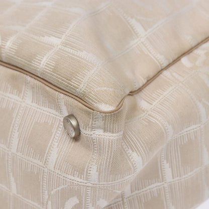 Chanel Travel Line Tote Nylon, BEIGE, NYLON, Travel bag