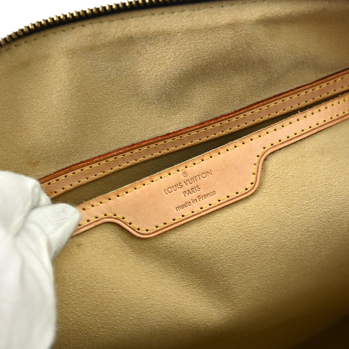 Louis Vuitton Retiro Handbag Monogram Canvas, Brown, Canvas, Handbag