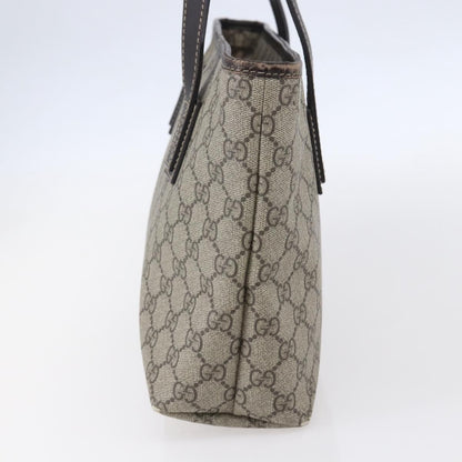 Gucci Plus Tote GG Coated Canvas with Leather, BEIGE, CANVAS, Tote bag