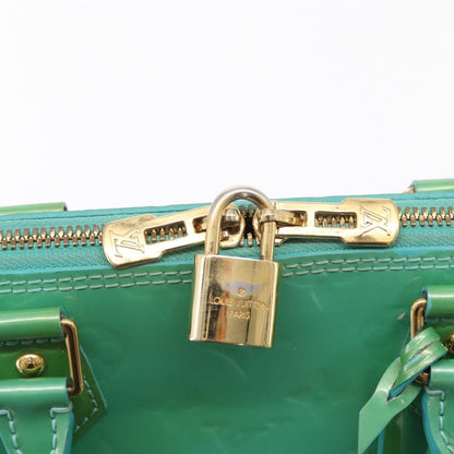 Louis Vuitton Alma Handbag Patent Leather, BLUE, PATENT_LEATHER, Handbag