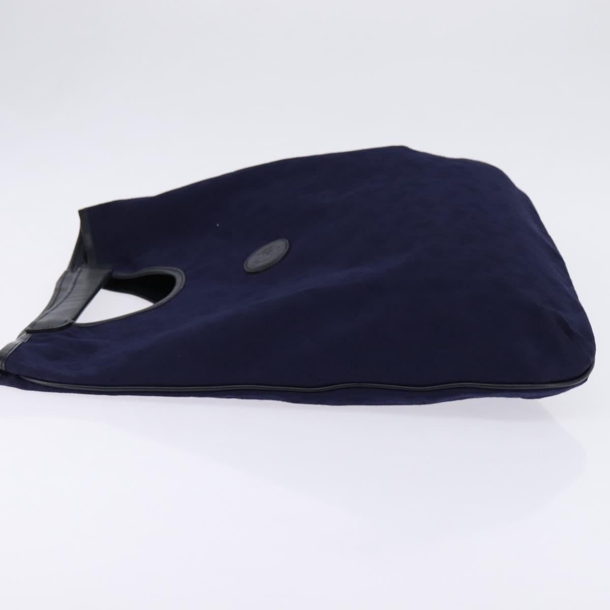 Celine C Sulky Handbag Canvas, NAVY, CANVAS, Handbag