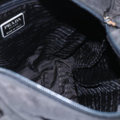 Prada Vintage Zip Tote Tessuto, BLACK, NYLON, Tote bag