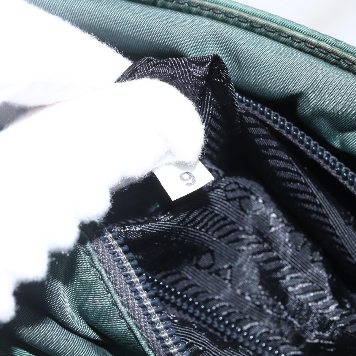 Prada Vintage Tote Tessuto, GREEN, NYLON, Tote bag