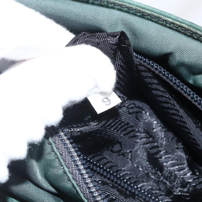 Prada Vintage Tote Tessuto, GREEN, NYLON, Tote bag