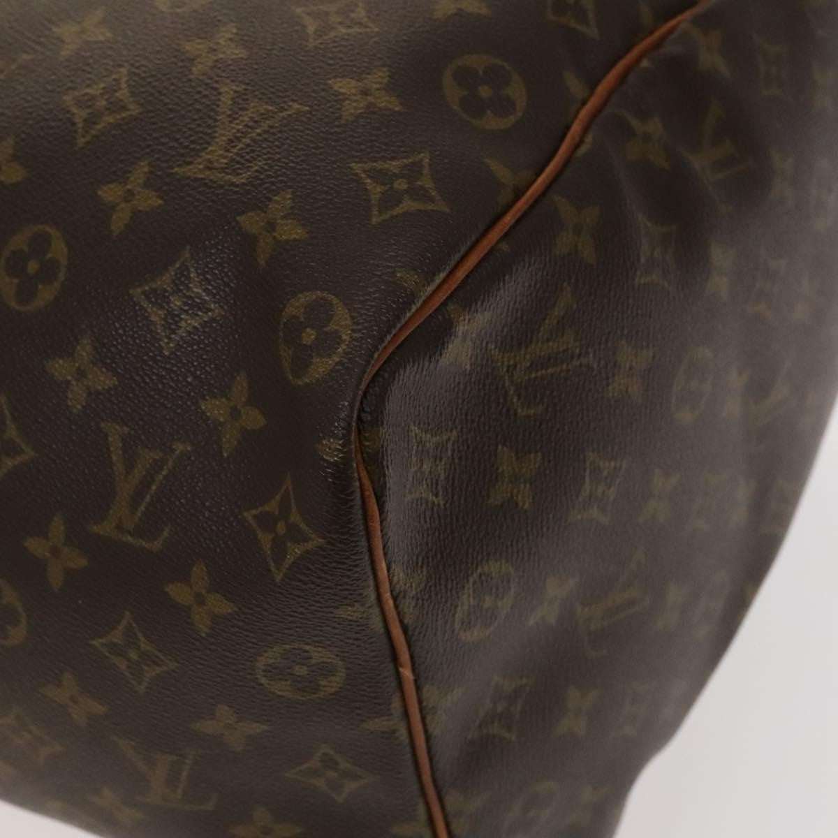 Louis Vuitton Keepall Bag Monogram Canvas, BROWN, CANVAS, Travel bag