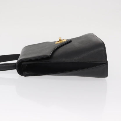 Givenchy Vintage Handbag Leather, BLACK, LEATHER, Handbag