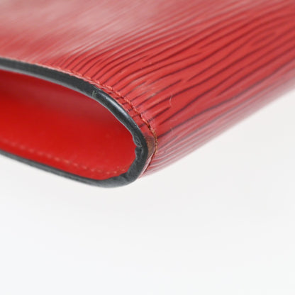 Louis Vuitton Pochette Accessoires Epi Leather, Red, Leather, Clutch
