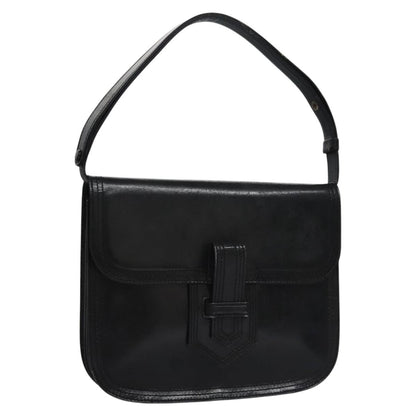 Saint Laurent Vintage Shoulder Bag Leather, BLACK, LEATHER, Shoulder bag