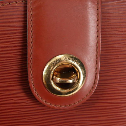 Louis Vuitton Cluny Shoulder Bag Epi Leather, BROWN, LEATHER, Shoulder bag