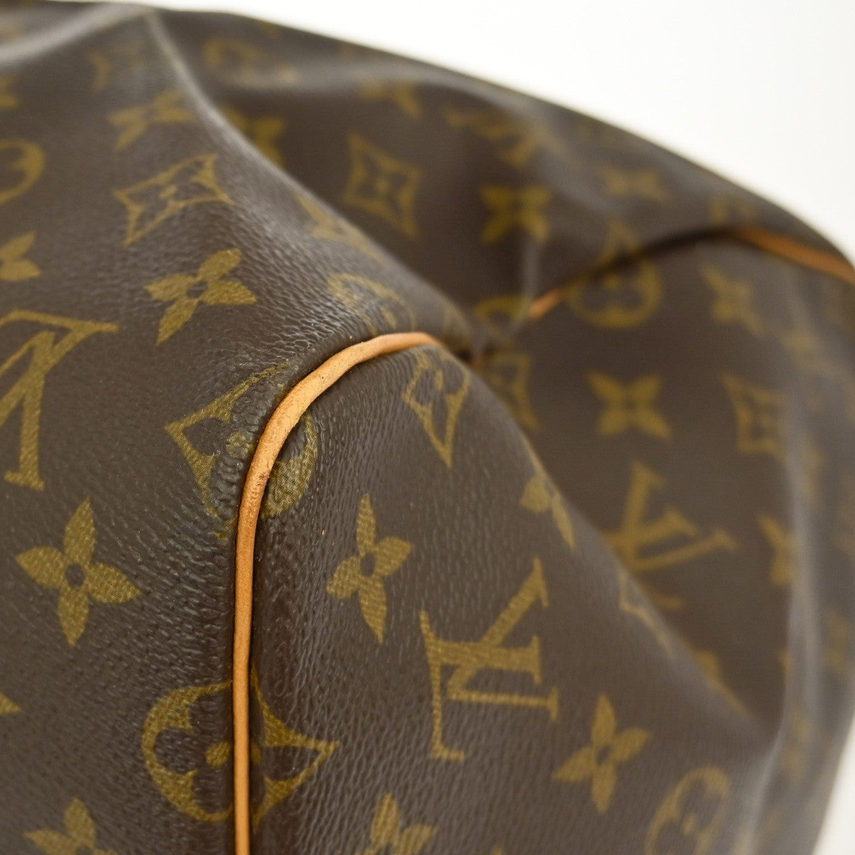 Louis Vuitton Keepall Bag Monogram Canvas, BROWN, CANVAS, Travel bag