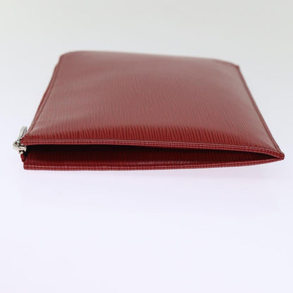 Louis Vuitton Pochette Jour Epi Leather, RED, LEATHER, Clutche & pouche