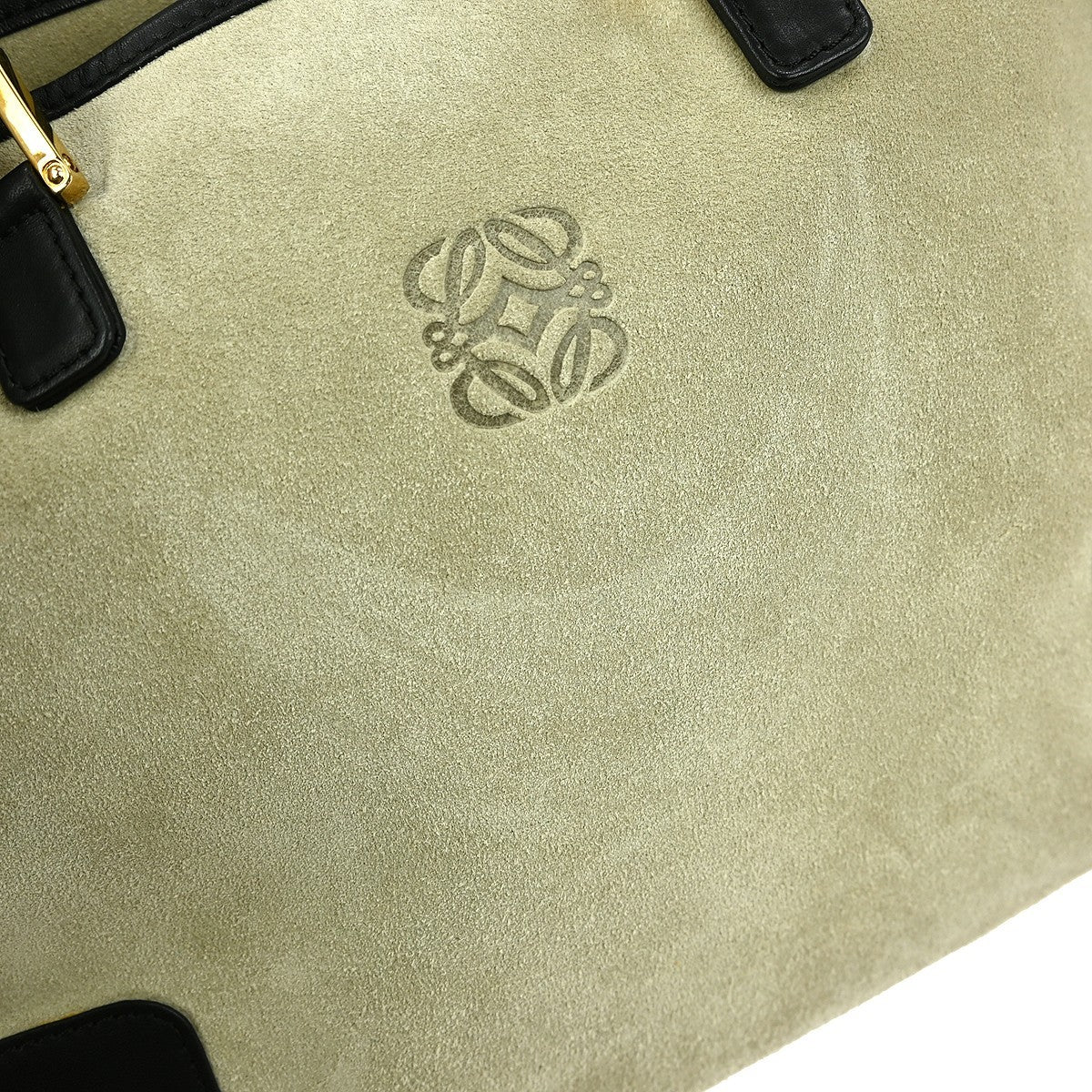 Loewe Amazona Bag Suede, BEIGE, SUEDE, Handbag