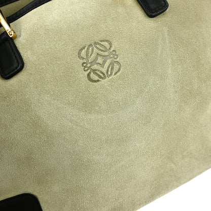 Loewe Amazona Bag Suede, BEIGE, SUEDE, Handbag