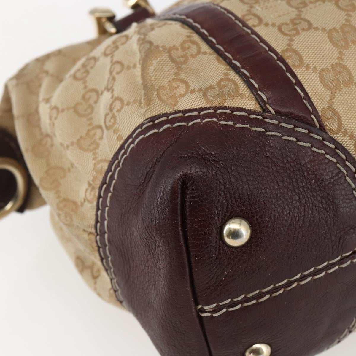 Gucci Vintage Handbag GG Canvas, BEIGE, CANVAS, Handbag