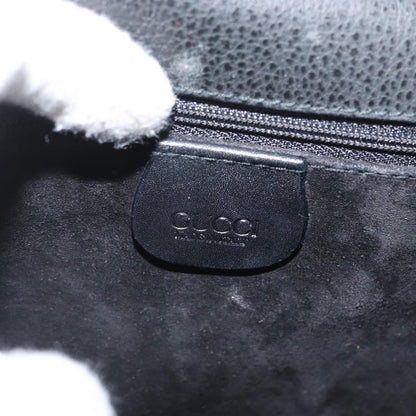Gucci Vintage Shoulder Bag Leather, BLACK, LEATHER, Shoulder bag