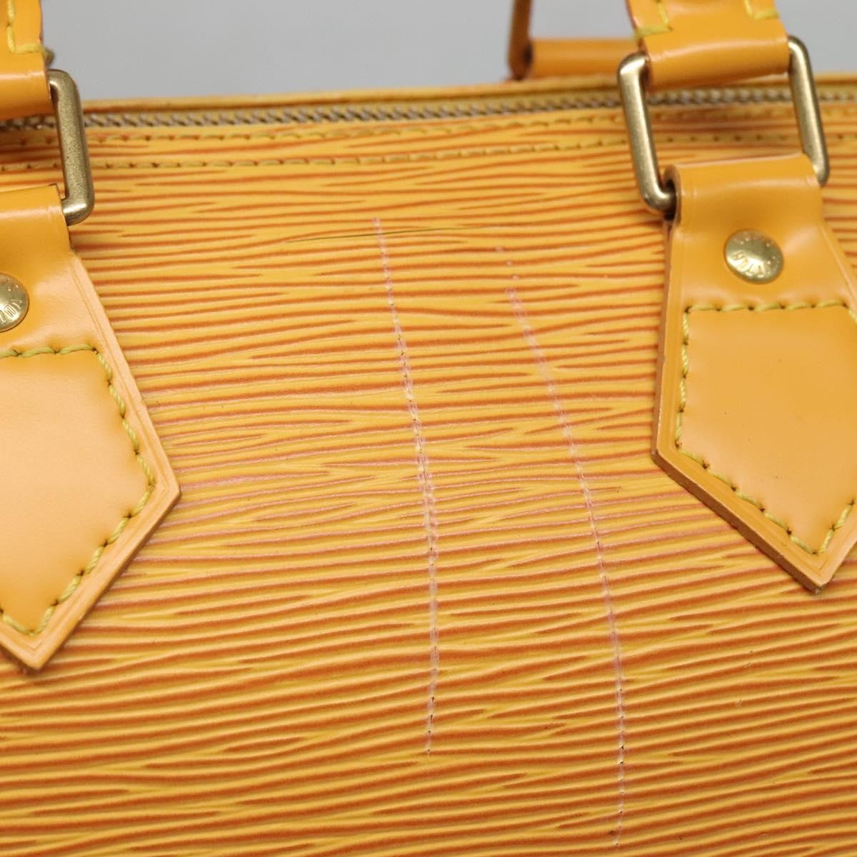Louis Vuitton Speedy Handbag Epi Leather, YELLOW, LEATHER, Handbag