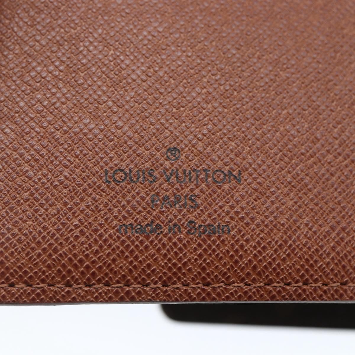 Louis Vuitton Agenda Cover Monogram Panda, Brown, Canvas, Wallet