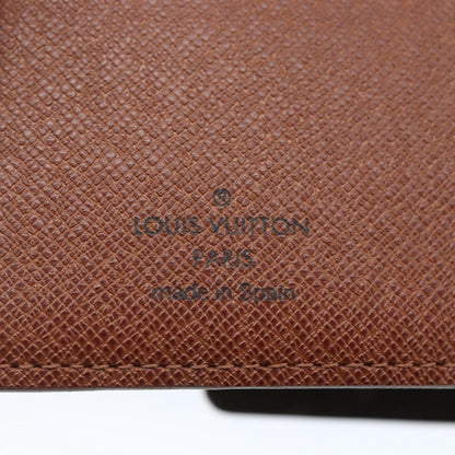Louis Vuitton Agenda Cover Monogram Panda, Brown, Canvas, Wallet