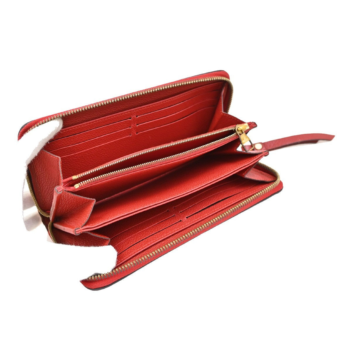 Louis Vuitton Portefeuille zippy Monogramme Empreinte Monogramme Empreinte, RED, LEATHER, Wallets