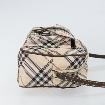 Burberry Nova Check Blue Label Nylon, BEIGE, NYLON, Shoulder bag