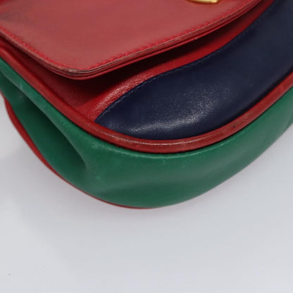 Salvatore Ferragamo Gancini waist bag Leather, RED, LEATHER, Clutche & pouche