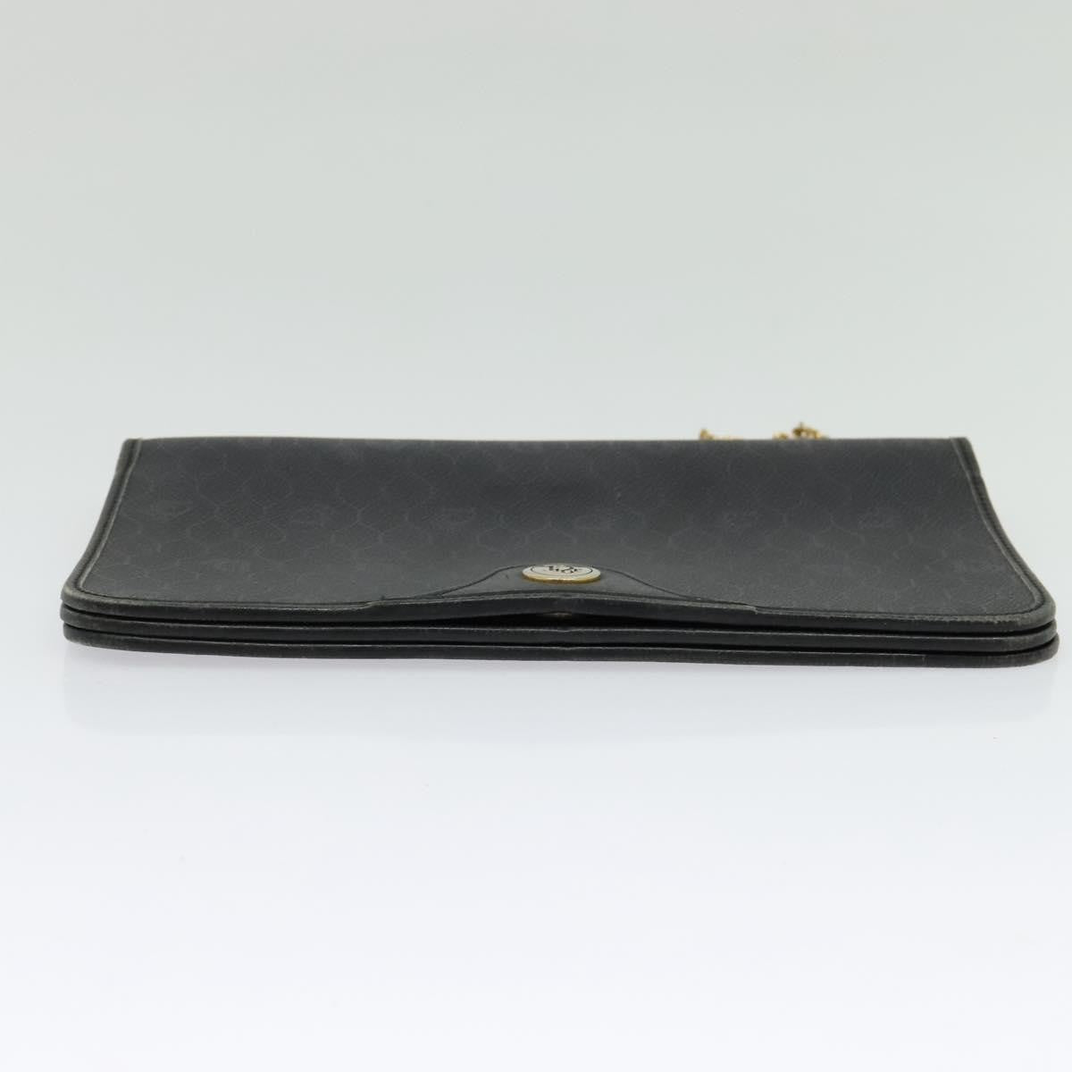 Christian Dior Vintage Honeycomb chain Canvas, BLACK, CANVAS, Handbag