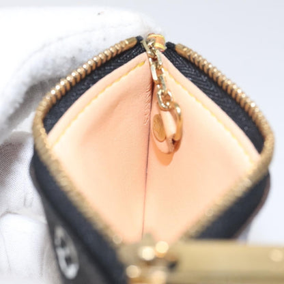 Louis Vuitton Pochette Clés Monogram Canvas, BLACK, CANVAS, Wallets