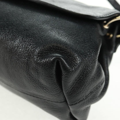 Chloe Lily Shoulder bag Leather, BLACK, LEATHER, Shoulder bag