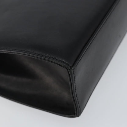 Salvatore Ferragamo Gancini Shoulder Bag Leather, BLACK, LEATHER, Shoulder bag