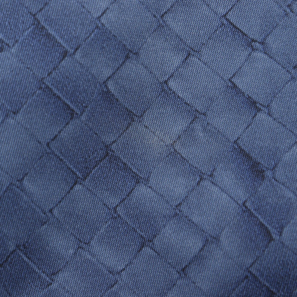 Bottega Veneta Intrecciolusion Tote Printed Nylon, NAVY, NYLON, Tote bag