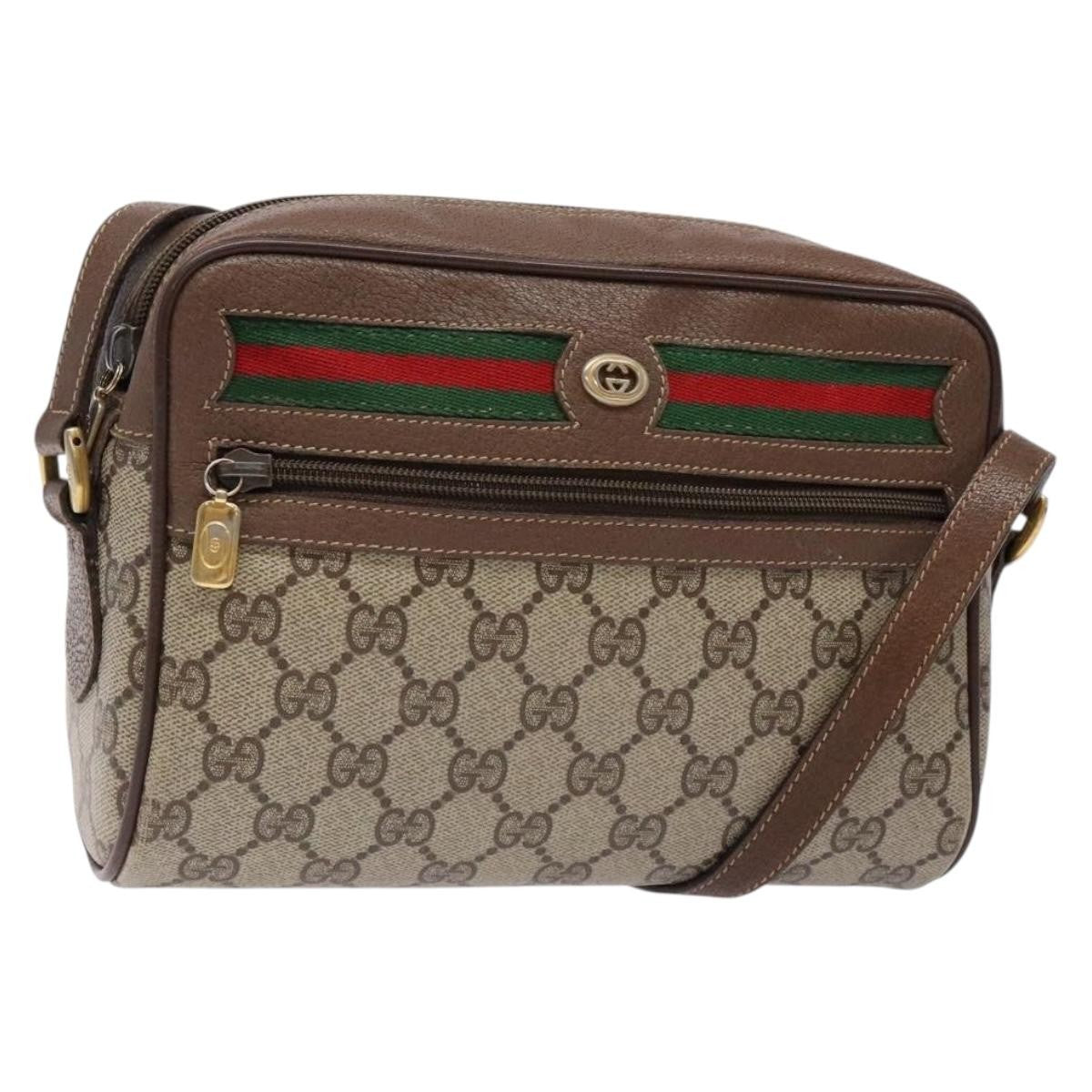 Gucci Ophidia Shoulder Bag GG Canvas, BEIGE, CANVAS, Shoulder bag