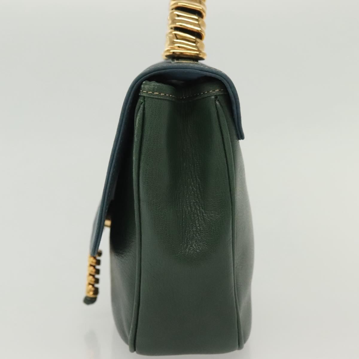 Loewe Vintage Velazquez Top Handle Bag Leather, GREEN, LEATHER, Handbag