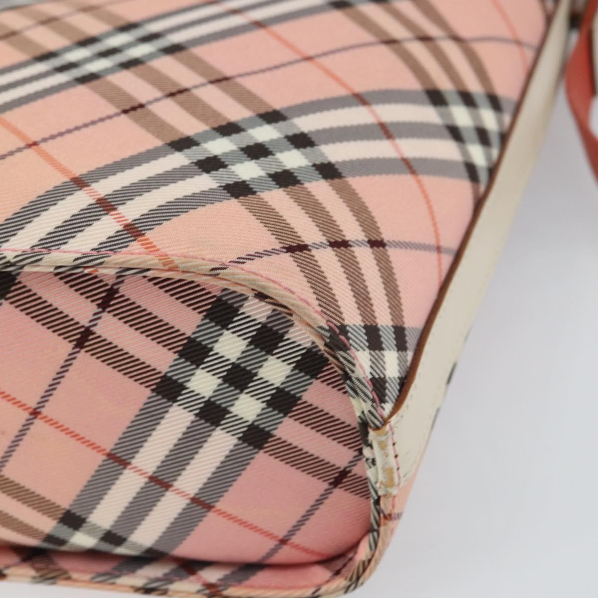 Burberry Nova check Shoulder bag Canvas, PINK, CANVAS, Shoulder bag