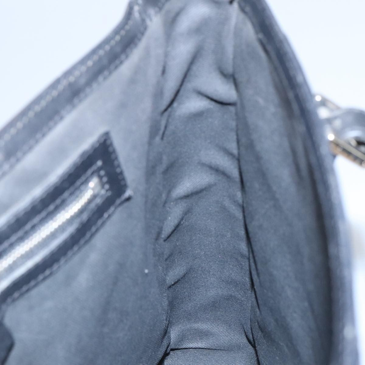 Celine Vintage Macadam Shoulder Bag Macadam Canva  Vinyl, BLACK, CANVAS, Shoulder bag