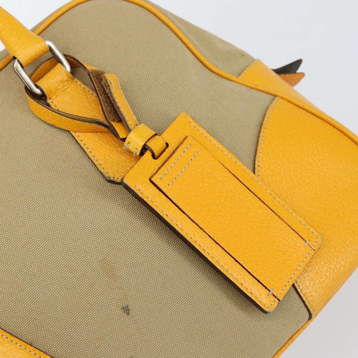 Prada Bowler Bag Canvas with Leather, BEIGE, CANVAS, Handbag