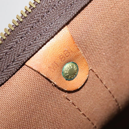 Louis Vuitton Keepall Bag Monogram Canvas, BROWN, CANVAS, Travel bag