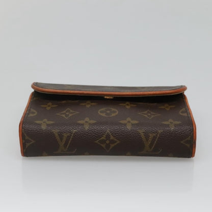 Louis Vuitton Florentine Waist Bag Monogram Canvas, BROWN, CANVAS, Travel bag
