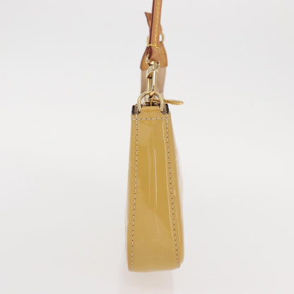 Louis Vuitton Pochette Accessoires NM Monogram Vernis, YELLOW, PATENT_LEATHER, Clutche & pouche