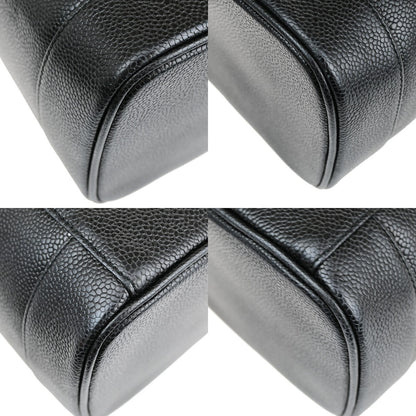 Chanel Vintage Timeless Vanity Case Caviar, BLACK, CALFSKIN, Handbag
