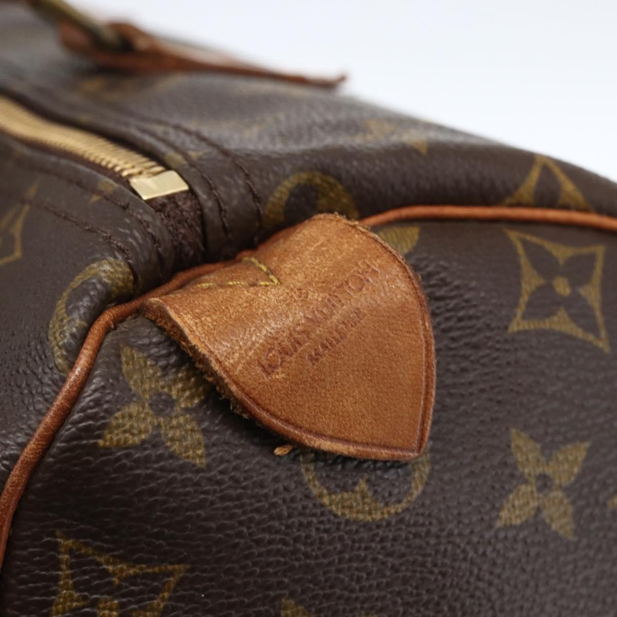 Louis Vuitton Speedy Handbag Monogram Canvas, BROWN, CANVAS, Handbag