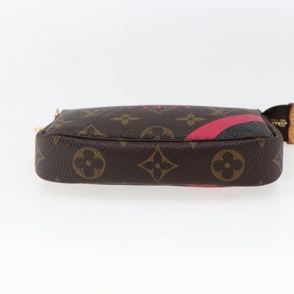 Louis Vuitton Mini pochette accessoires Canvas, BROWN, CANVAS, Clutche & pouche