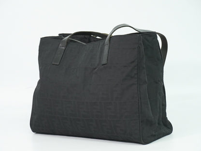 Fendi Zucca Tote bag Canvas, Black, Canvas, Tote Bag