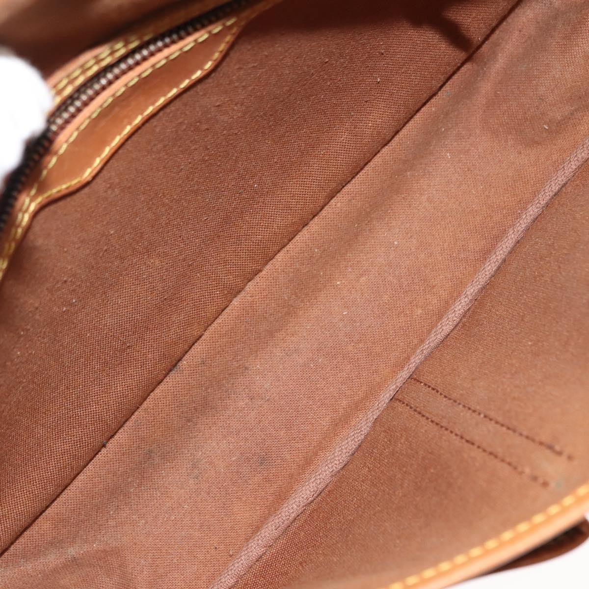 Louis Vuitton Sac Gibeciere Messenger Bag Monogram Canvas, BROWN, CANVAS, Crossbody bag